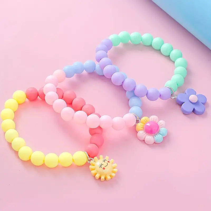 Multi colour Charm bracelet - Kids-Little Fish Co.