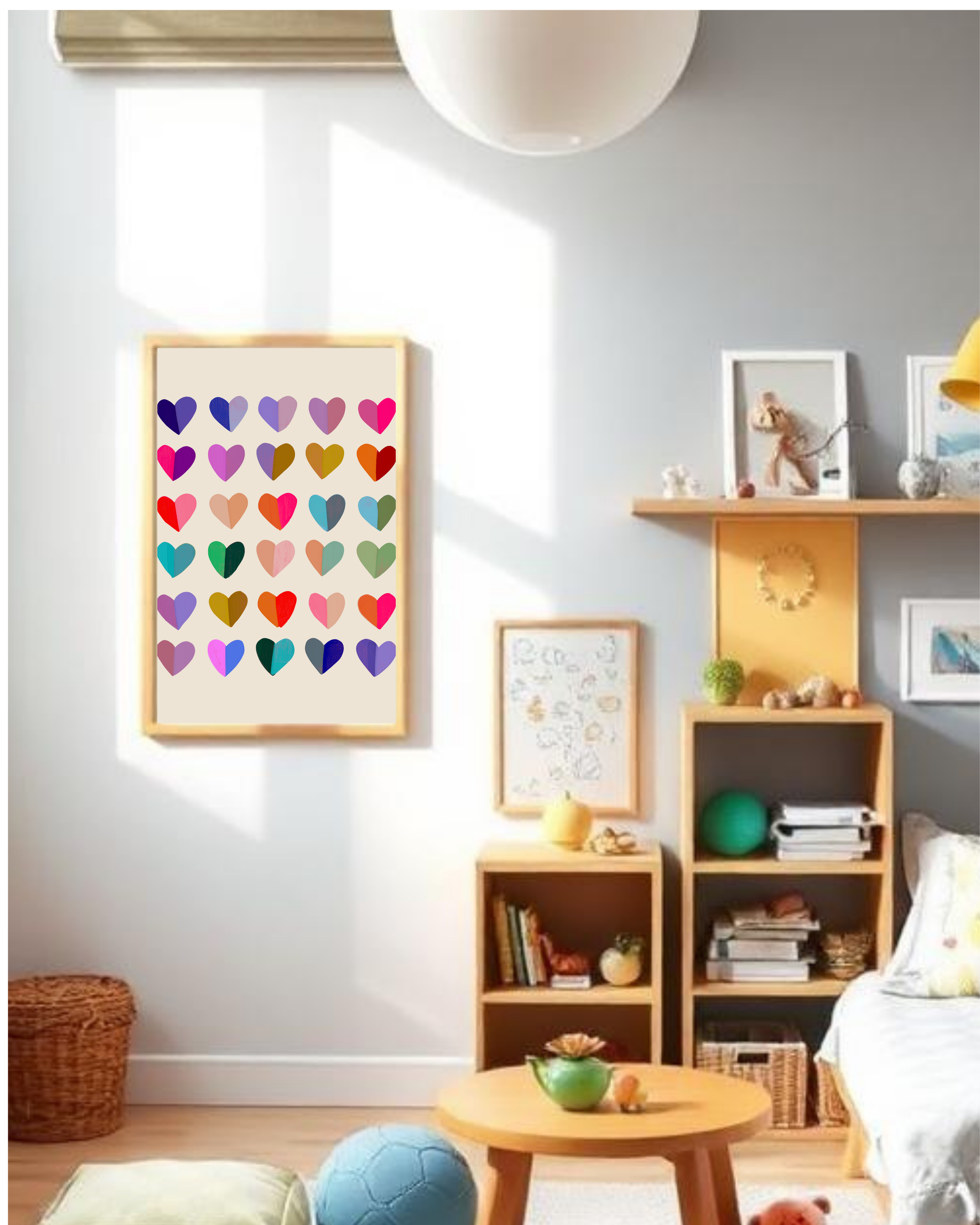 Hearts- Vicky Barone-Art-Little Fish Co.