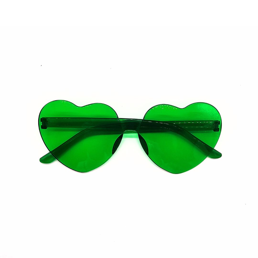 Kids heart fashion glasses Apple Green-Little Fish Co.