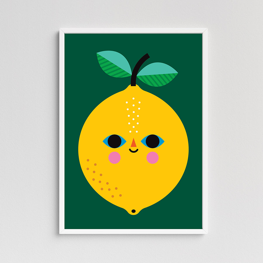 Set of 4 fruit Prints - Little Fish Co x Vanja Kragulj-Art-Little Fish Co.