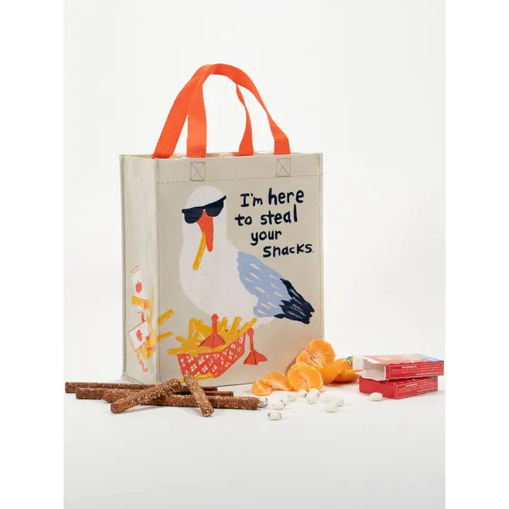 Handy tote bag - steal your snacks-Little Fish Co.