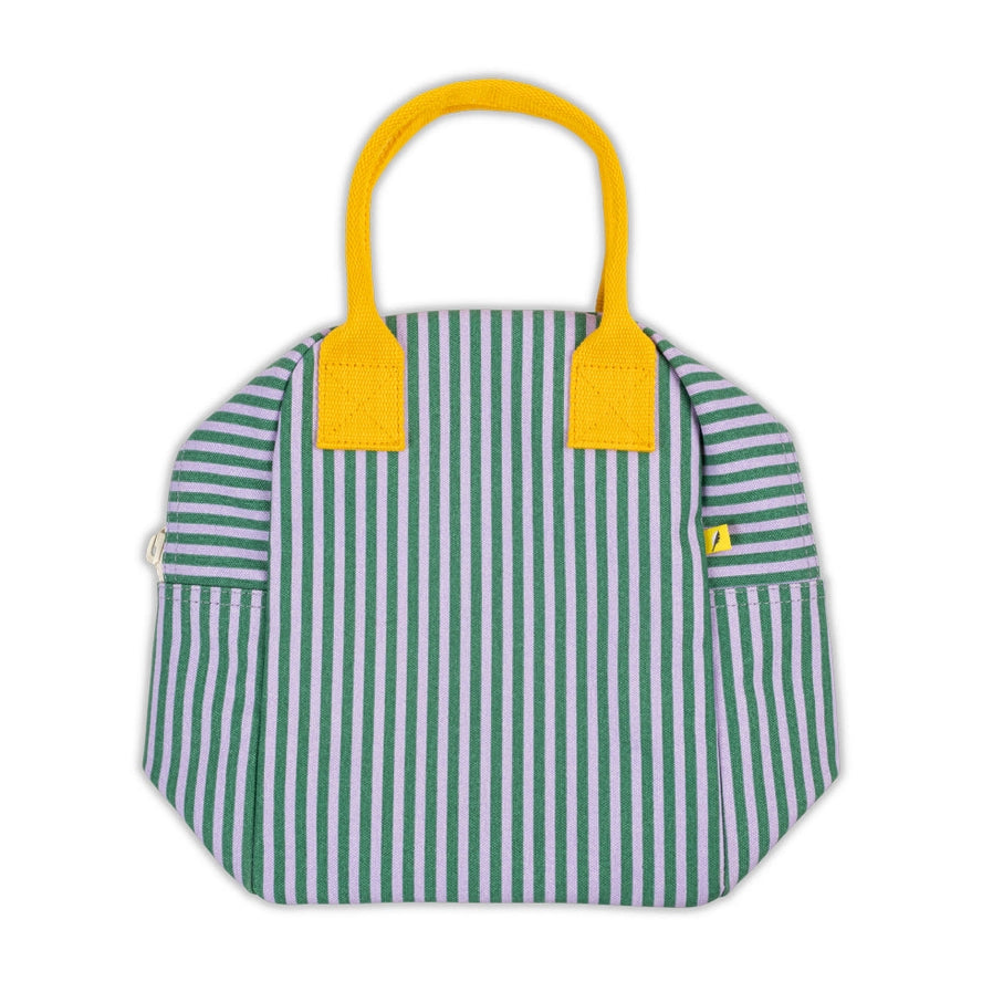Machine washable Zipper lunch bag - Candy stripe-Little Fish Co.