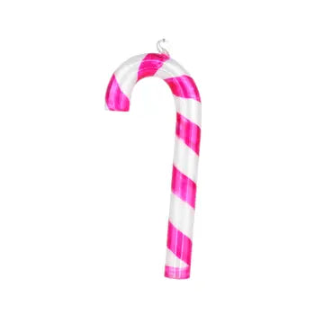 Glass Candy Cane Ornament 12cm-Fun-Little Fish Co.