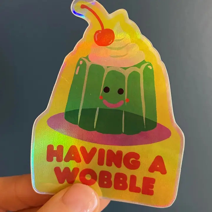 Having a wobble sticker-Top 30 Stationary-Little Fish Co.