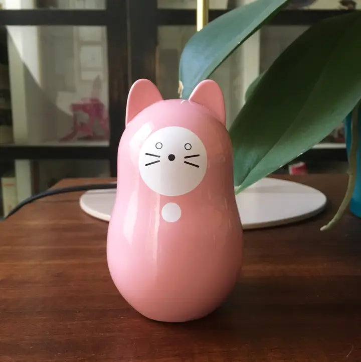 Daruma-Neko ( Pink) : Good Life. Achieve Your Goal! (Copy)