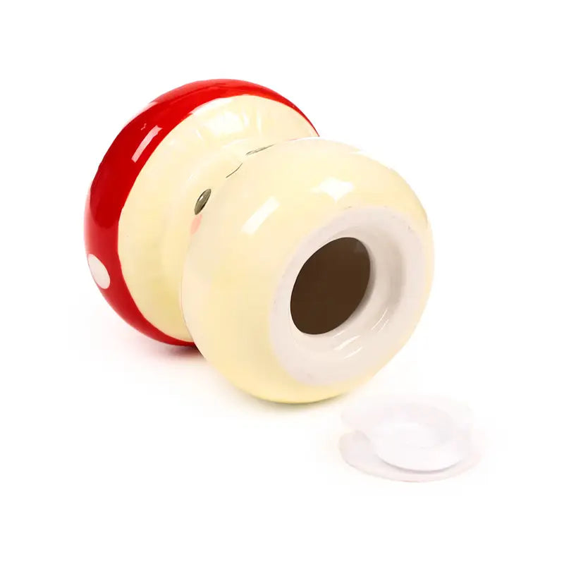 Mushroom ceramic money box
