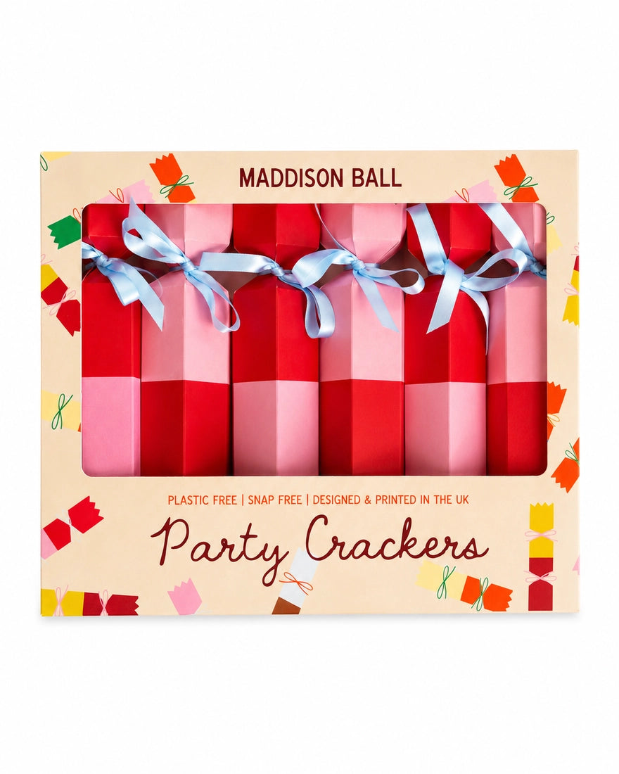 Pink and Red fill your own crackers
