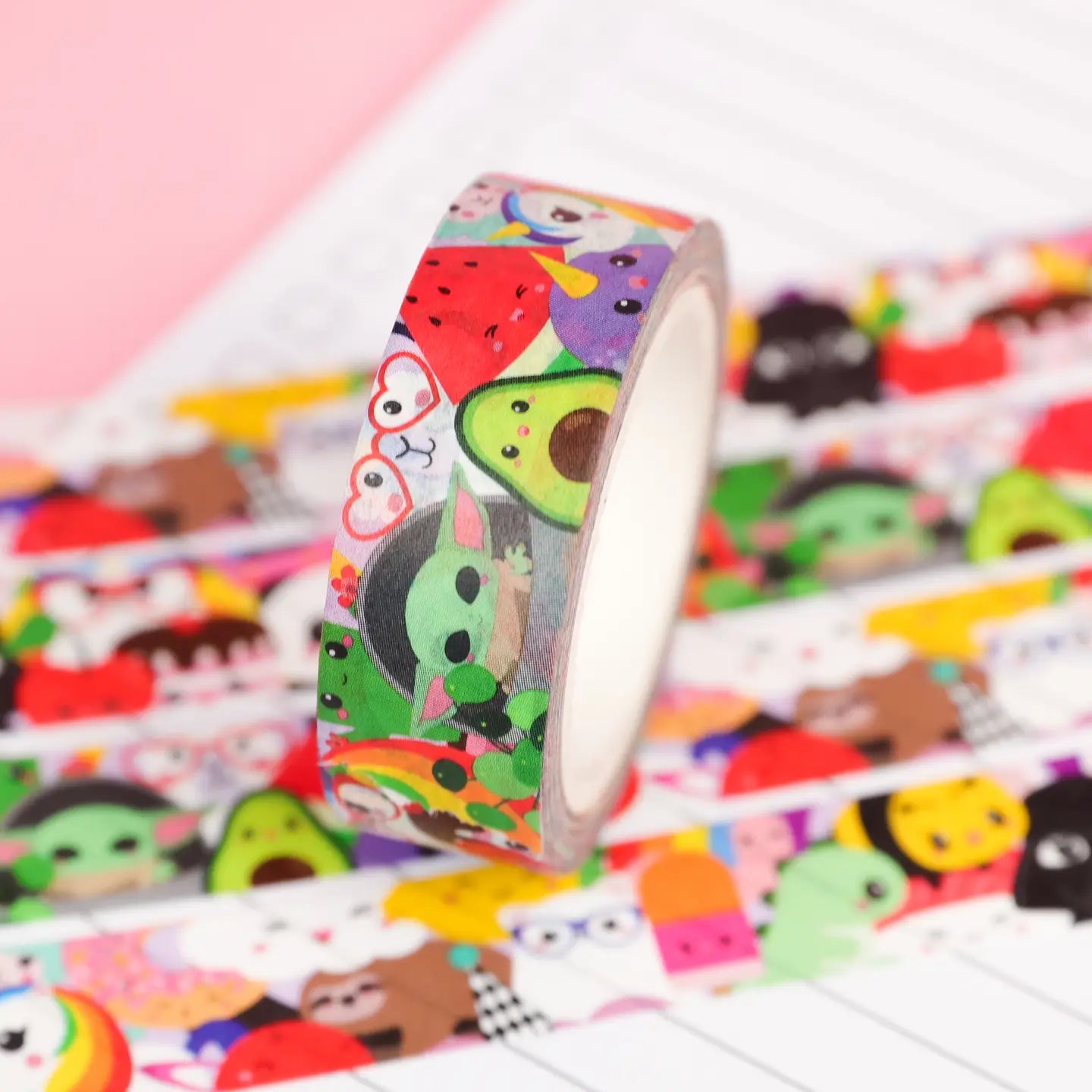 Washi tape - Kawaii Unicorn/Yoda/Sushi/Panda/Rainbow-New Arrivals 2025-Little Fish Co.