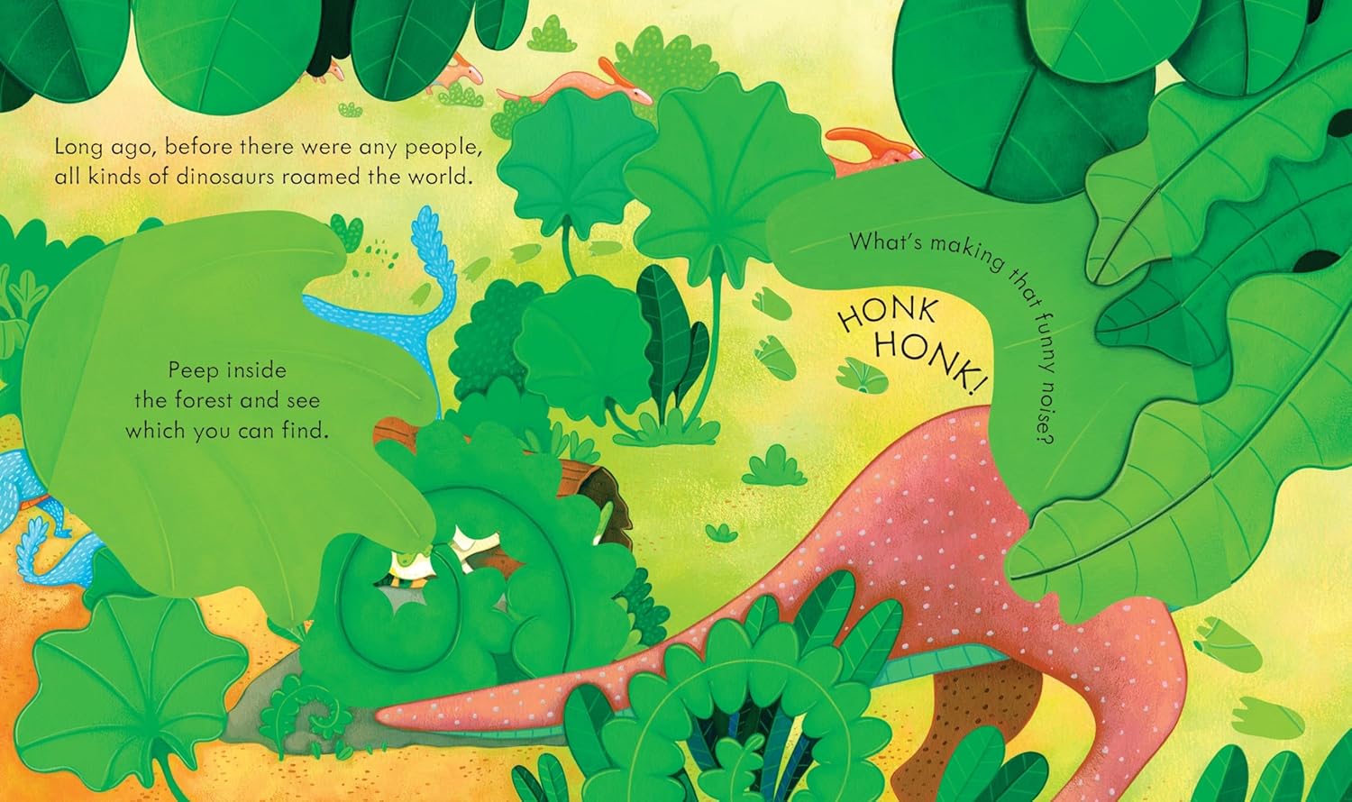 Peep Inside Dinosaurs Children's Book-Little Fish Co.