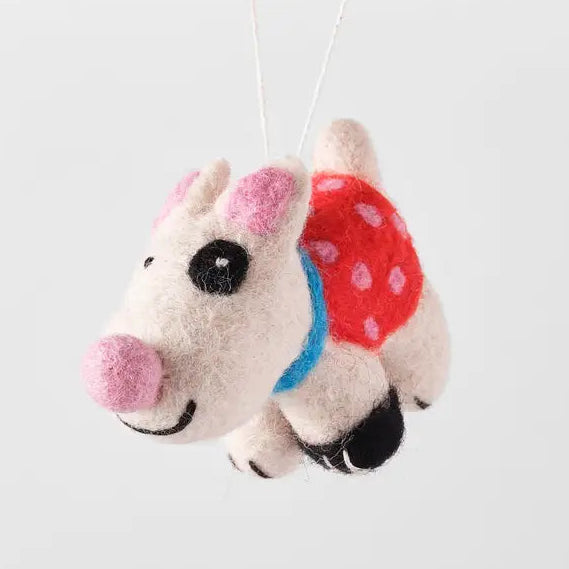 Wrap Magazine hanging felt Ornaments - various styles-Top 30 Christmas-Little Fish Co.