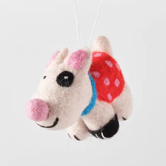 Handmade Luna Dog Hanging Ornament-Top 30 Christmas-Little Fish Co.