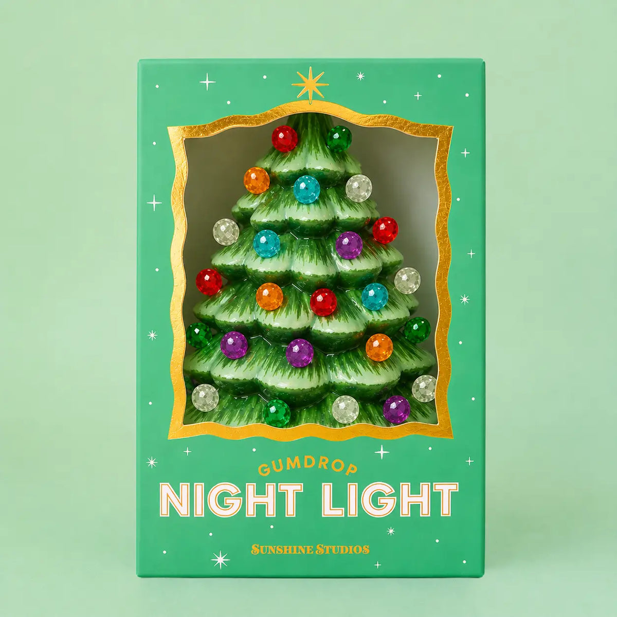 Green Gumdrop Light up tree- Adaptor required