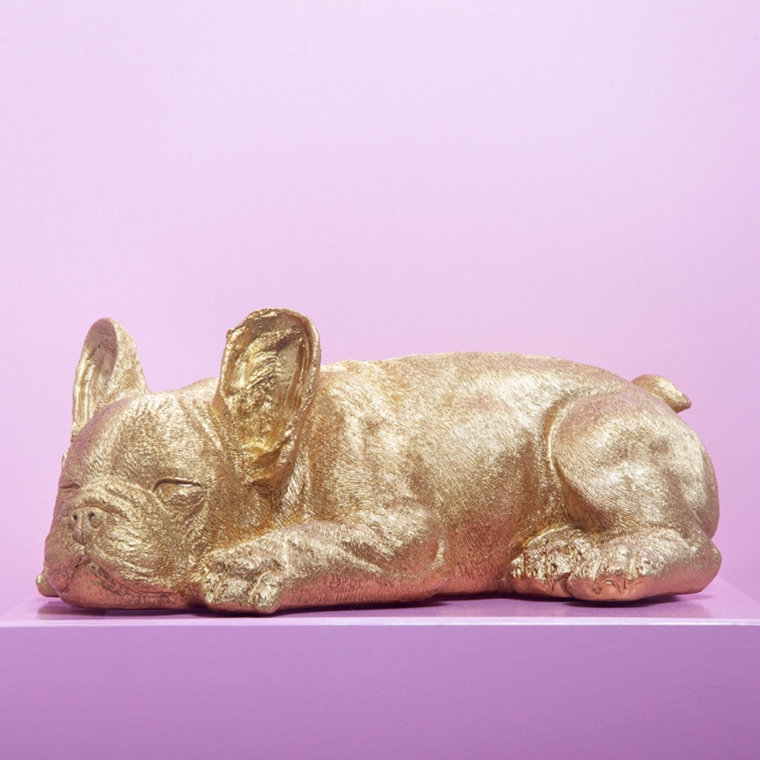 Sleeping Frenchie - Gold-Little Fish Co.