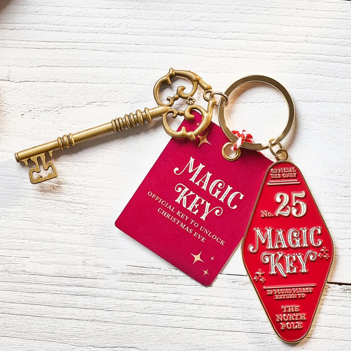 Magic Christmas Eve Santa Door Key