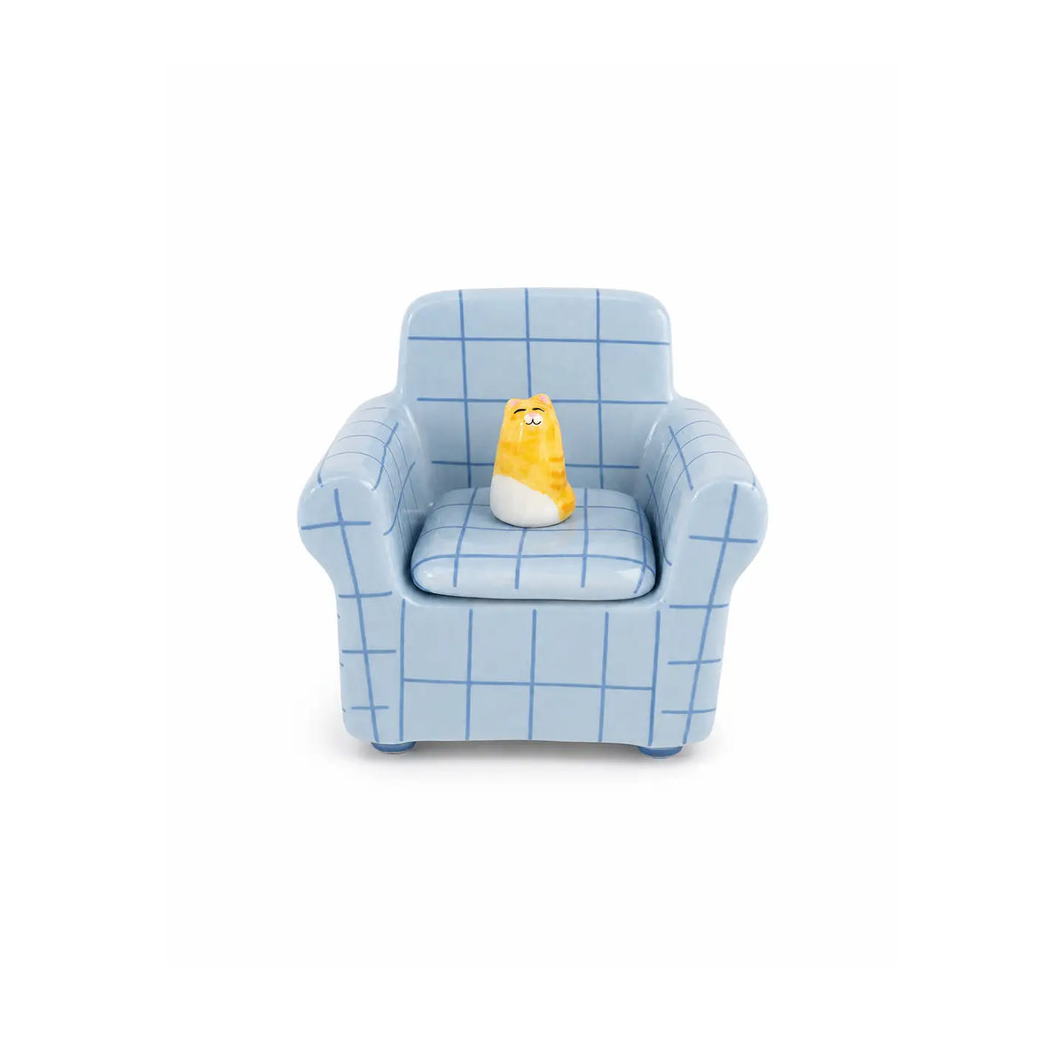 Cat of Blue Chair trinket box