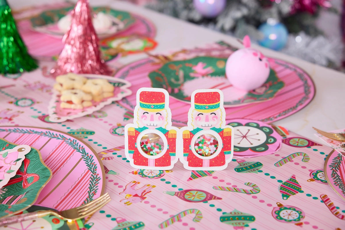 Nutcracker Novelty Christmas Glasses