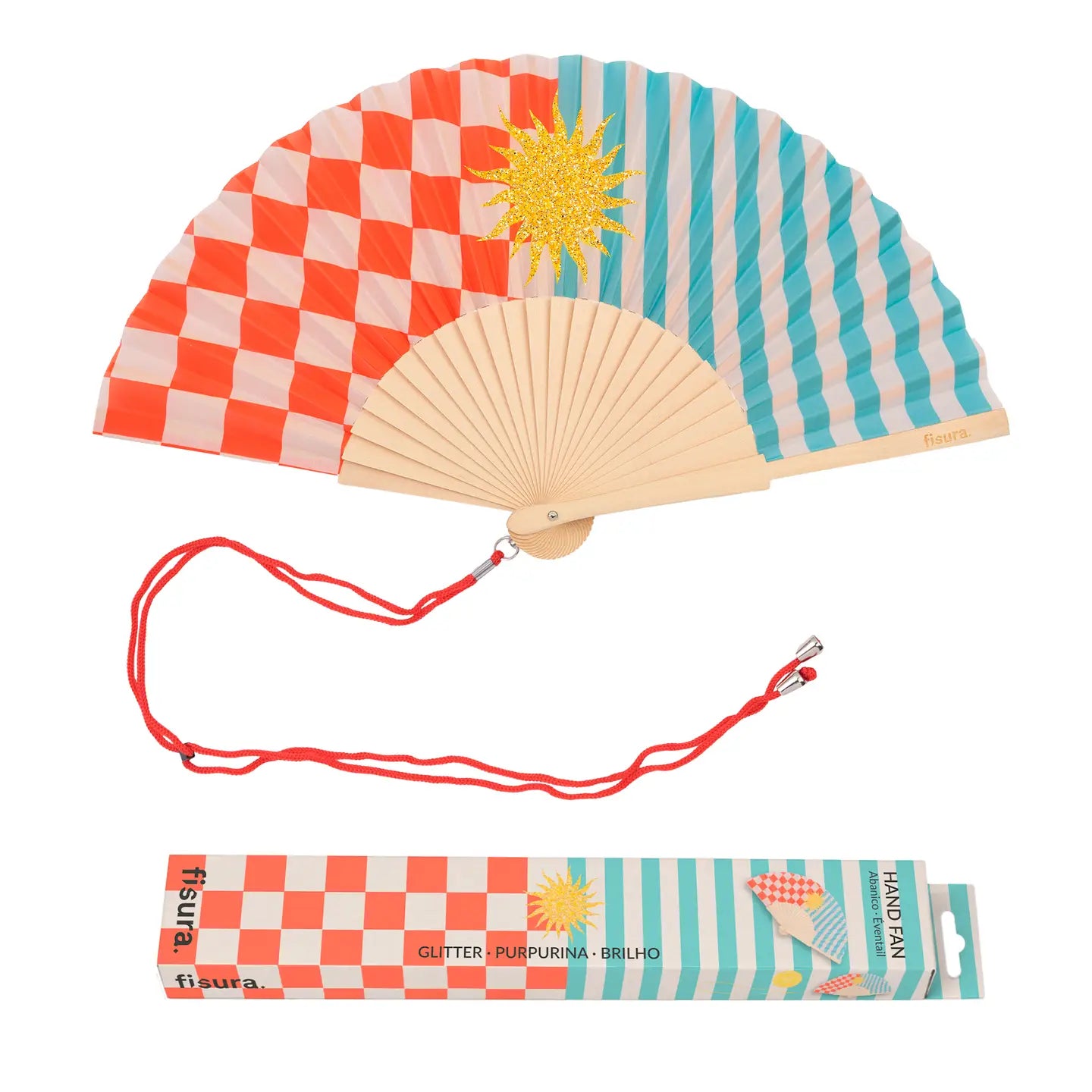 Glitter Sun Fan
