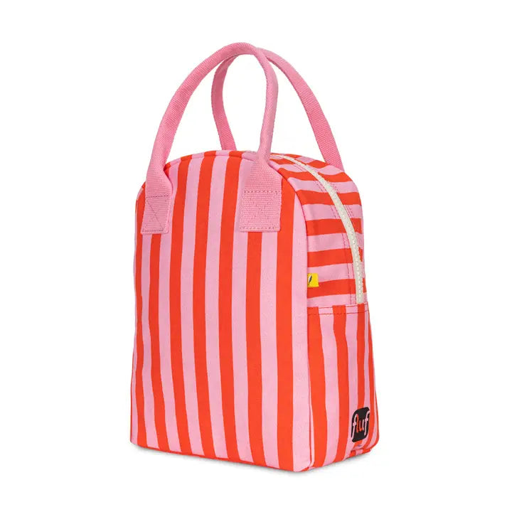 Machine washable Zipper lunch bag - Awning Stripe