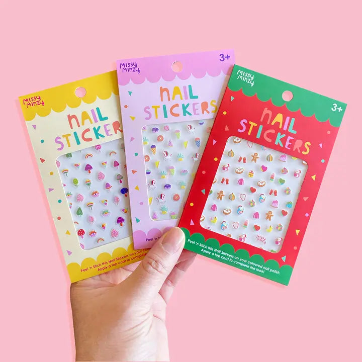 Birthday party Nail stickers-Little Fish Co.