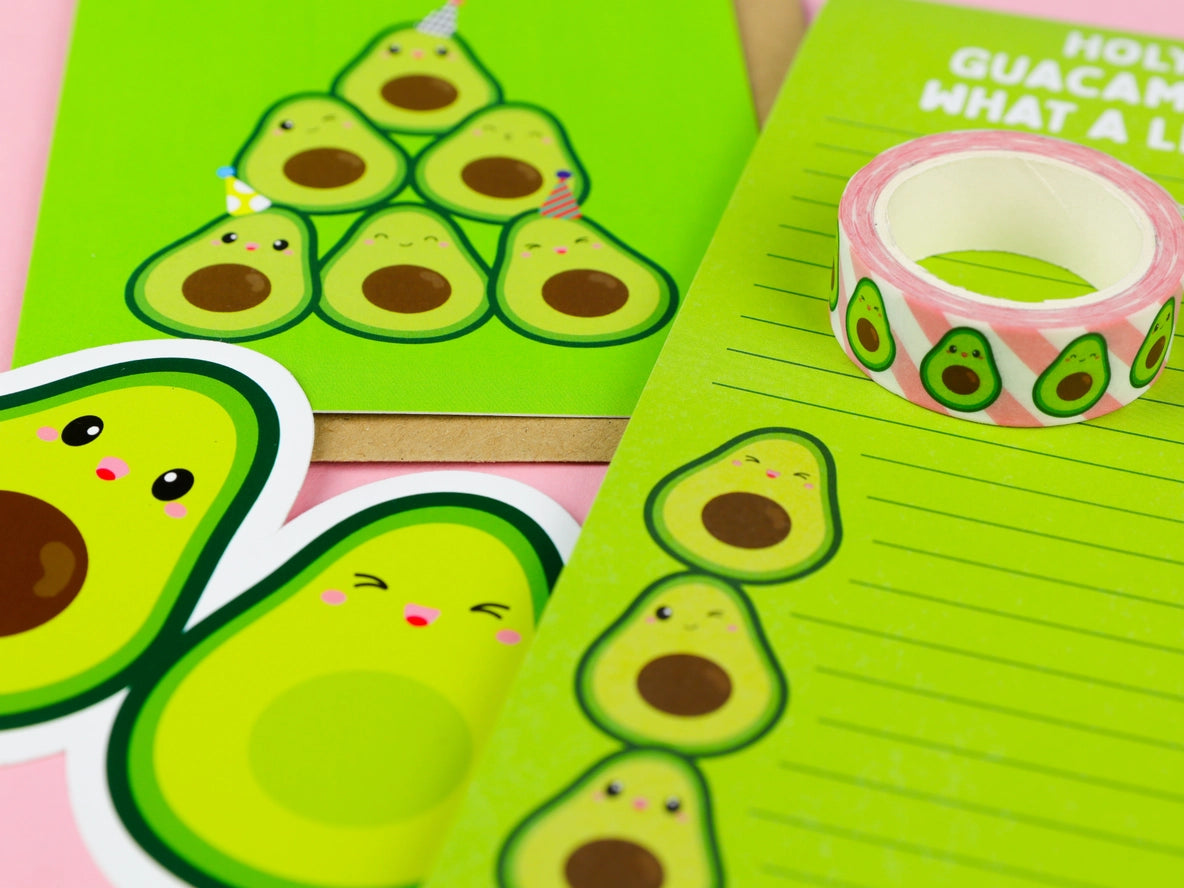Avocado "Holy Guacamole, what a list" notepad-Little Fish Co.