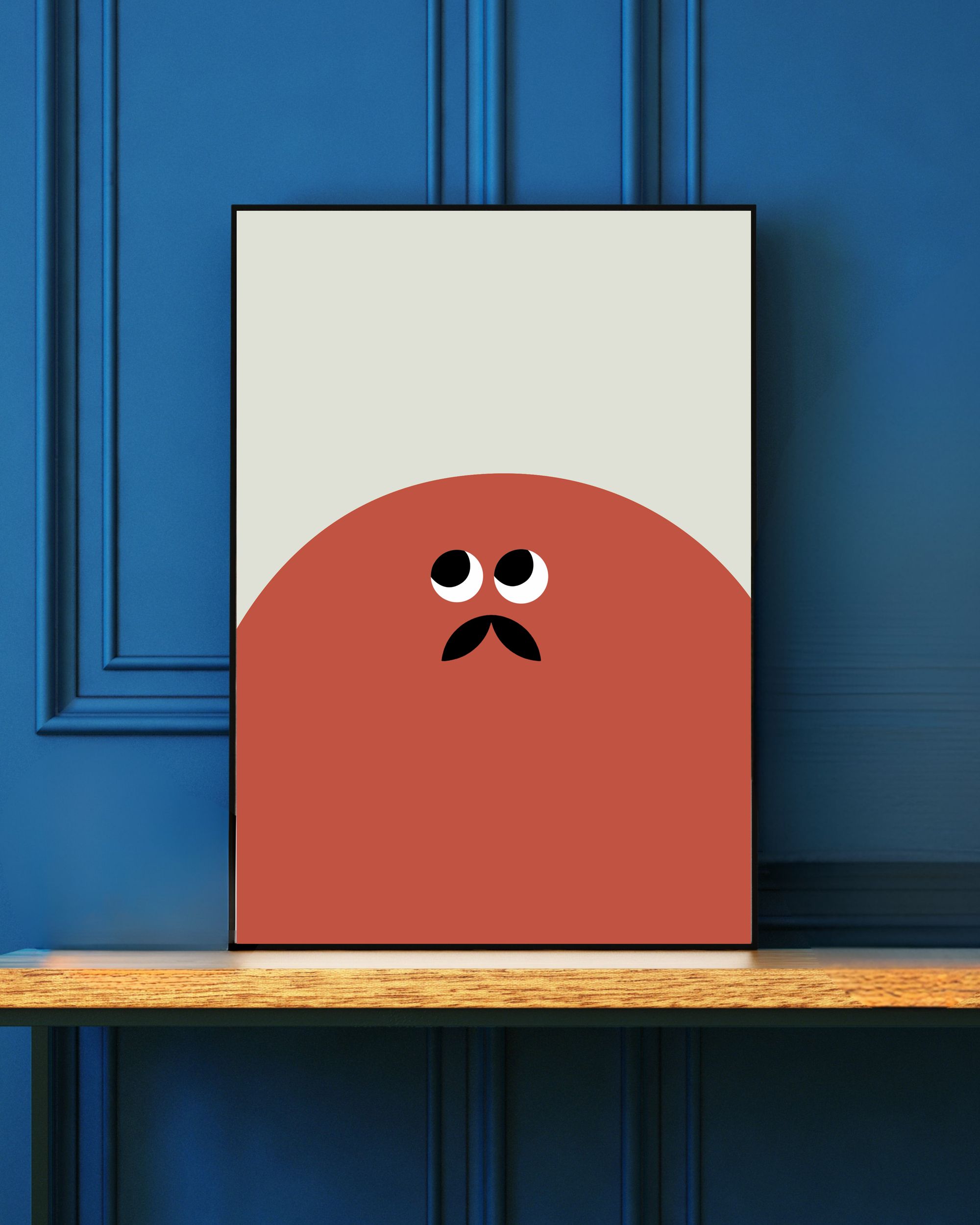 Monsieur - Art print - colors available-Art-Little Fish Co.