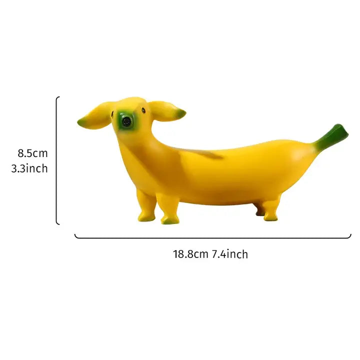 Creative Banana Dachshund ornament