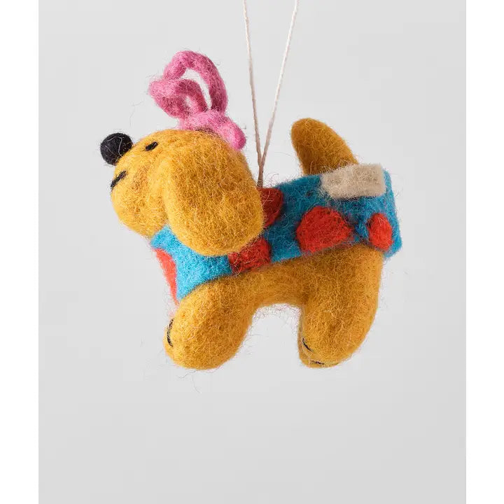 Handmade Fifi Dog Hanging Ornament-Top 30 Christmas-Little Fish Co.