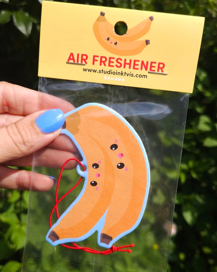 Banana Air Freshener – Banana Scent-New Arrivals 2025-Little Fish Co.