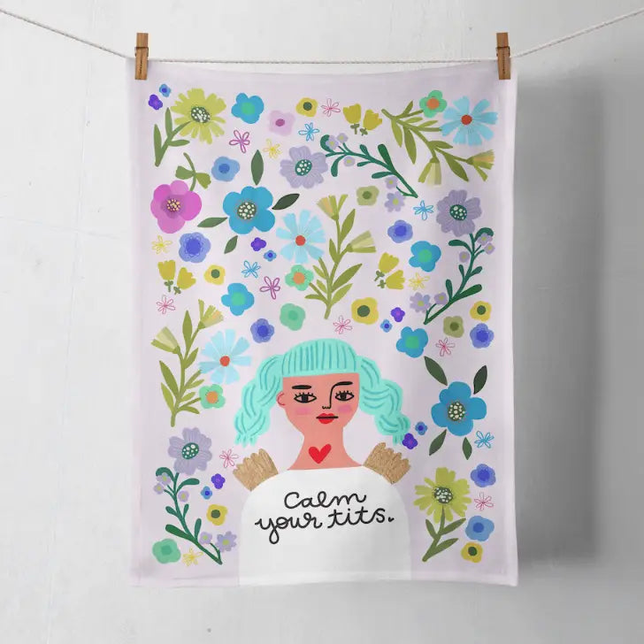 Calm your ... Dish towel