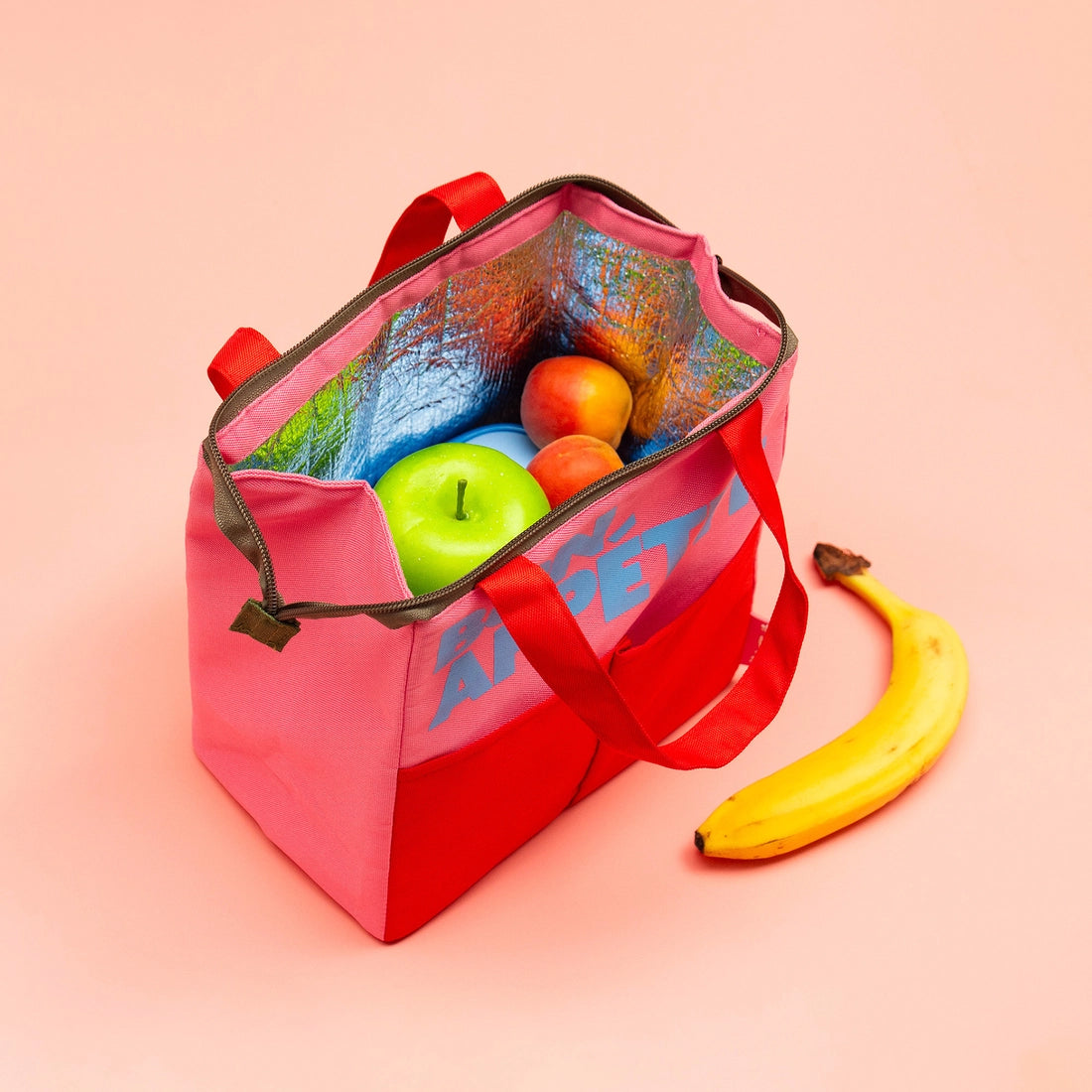 Red Bon Appétit Lunch Bag-top 30 back to school-Little Fish Co.