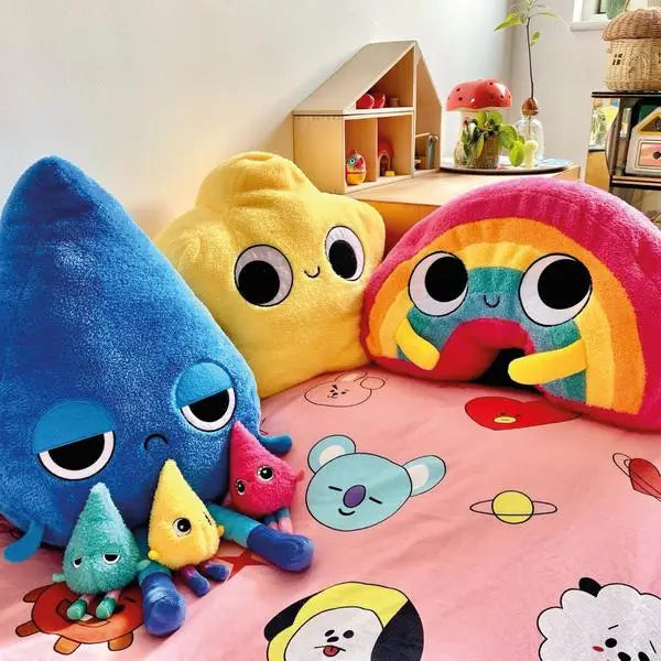 Giant Plush Rainbow Cushion-TOYS + FUN-Little Fish Co.