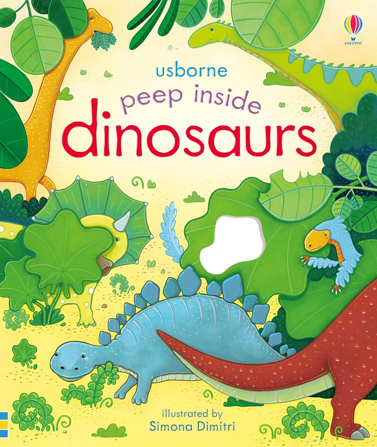 Peep Inside Dinosaurs Children's Book-Little Fish Co.