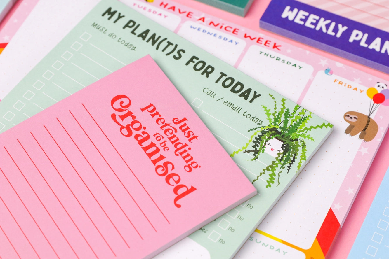 Just pretending to be organized note pad-Little Fish Co.