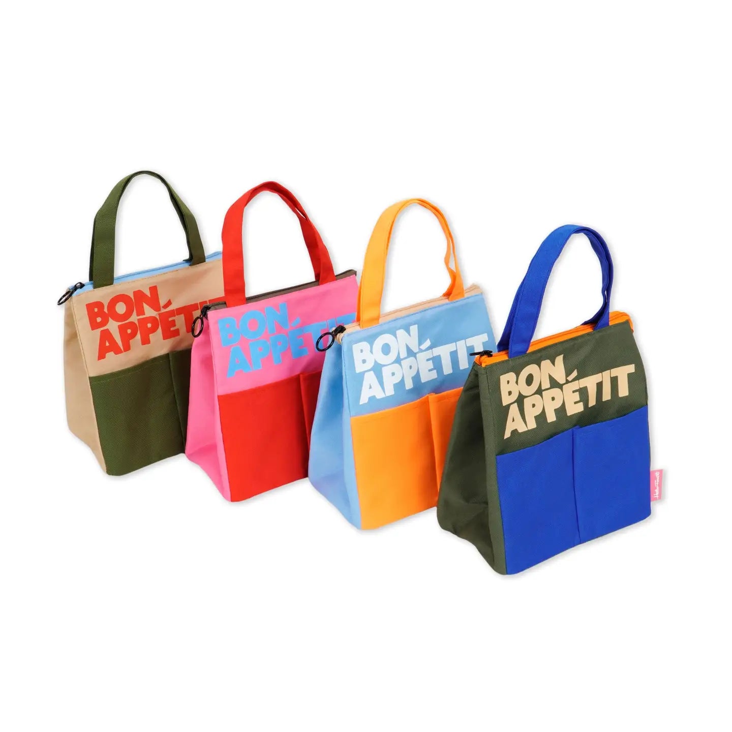 Blue Bon Appétit Lunch Bag-top 30 back to school-Little Fish Co.