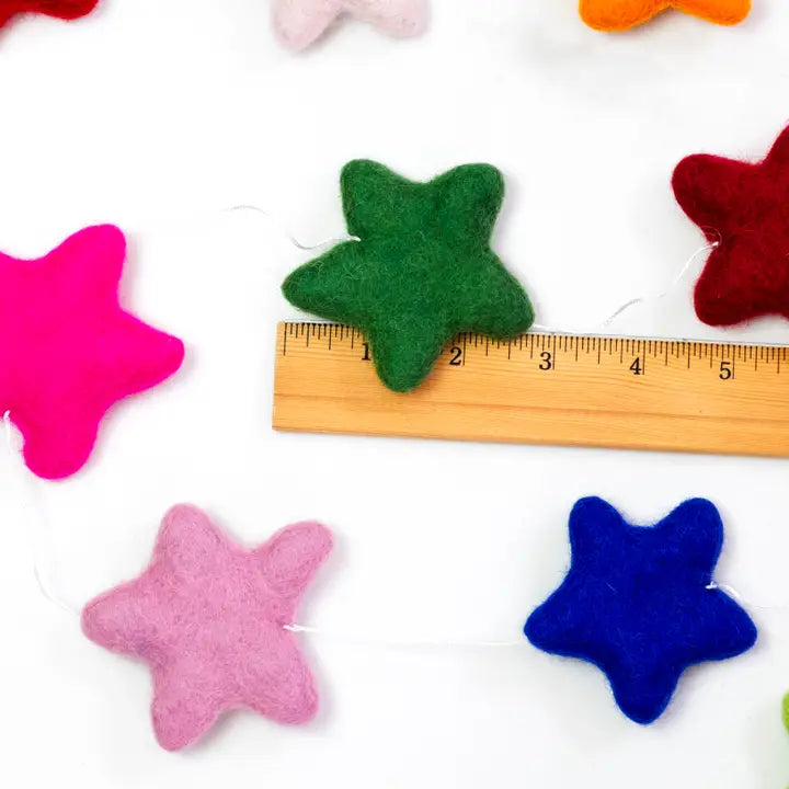 Felt Star Garland-Garlands-Little Fish Co.