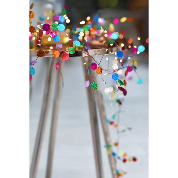 Confetti String - Colorful Decorative Fairy Lights - Plug in-Little Fish Co.