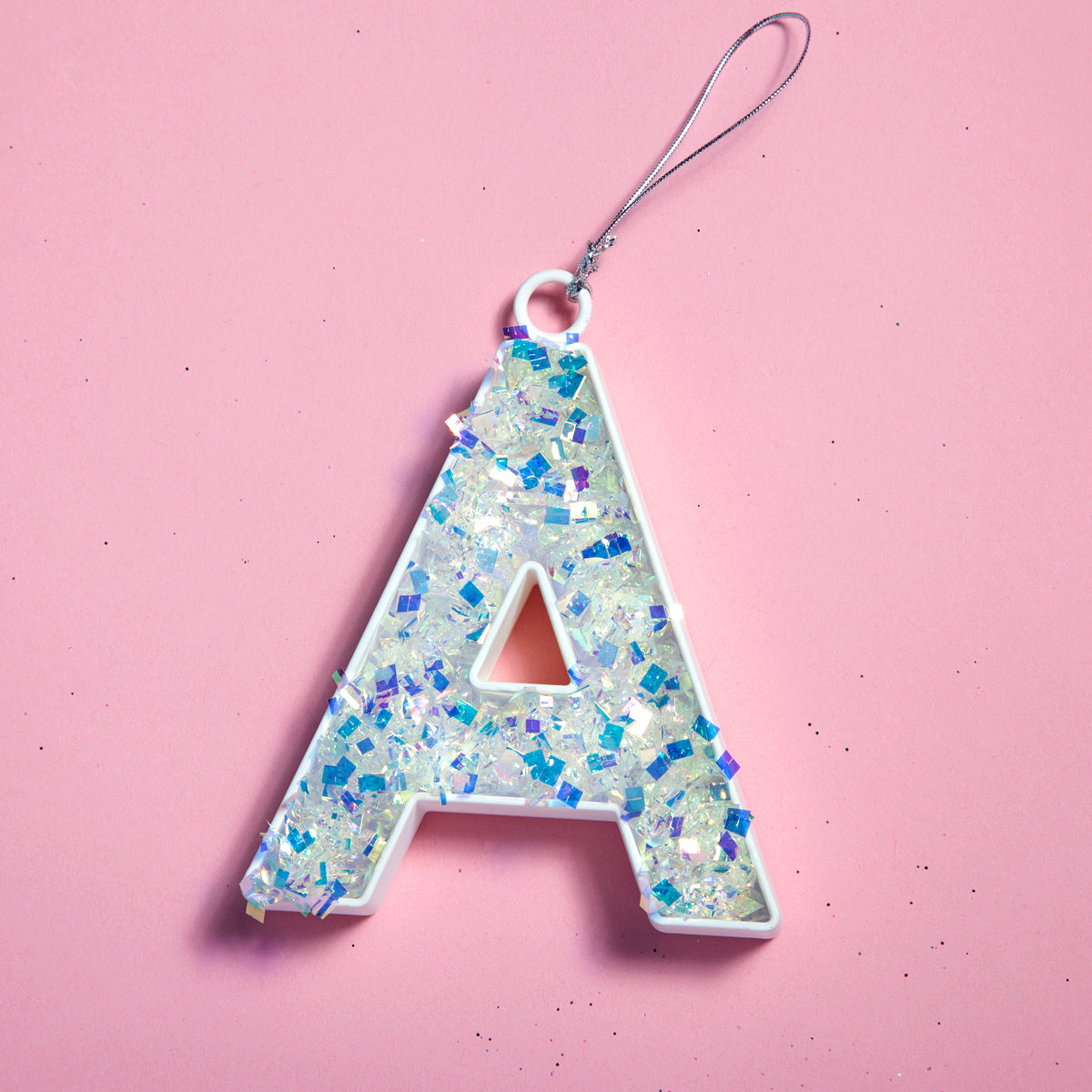 Iridescent Letter Ornaments - sample one only-Little Fish Co.