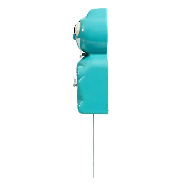 Vibrant Blue  Kit Cat Clock