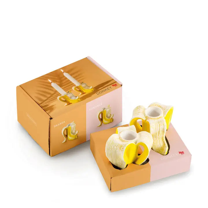 Banana Romance candle holders-New Arrivals 2025-Little Fish Co.