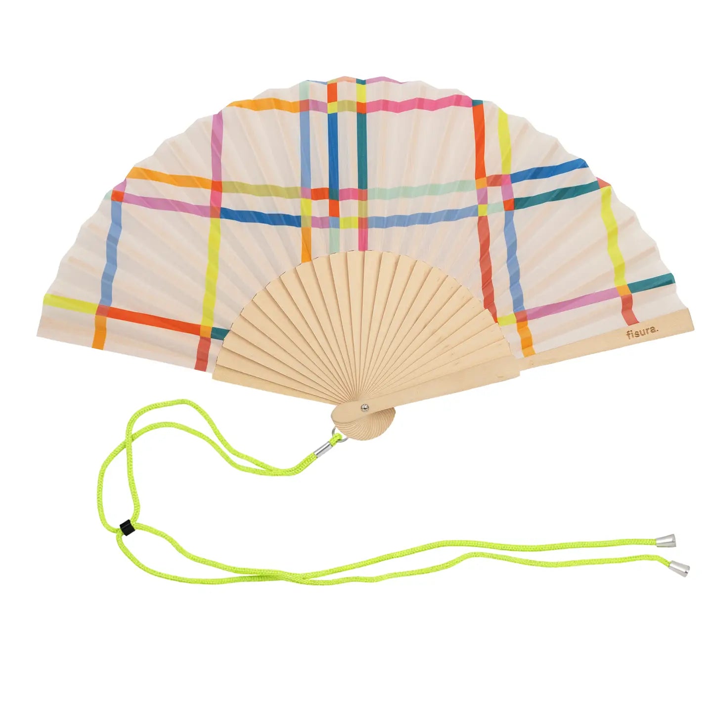 Geometric Print Fan