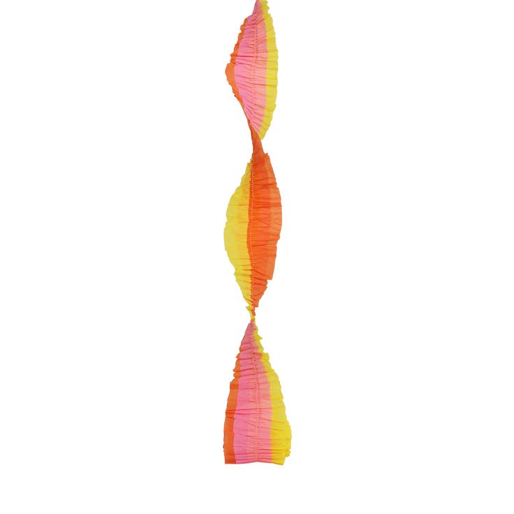 Tri Tone 3m Sunset Crepe Garland-Fun-Little Fish Co.