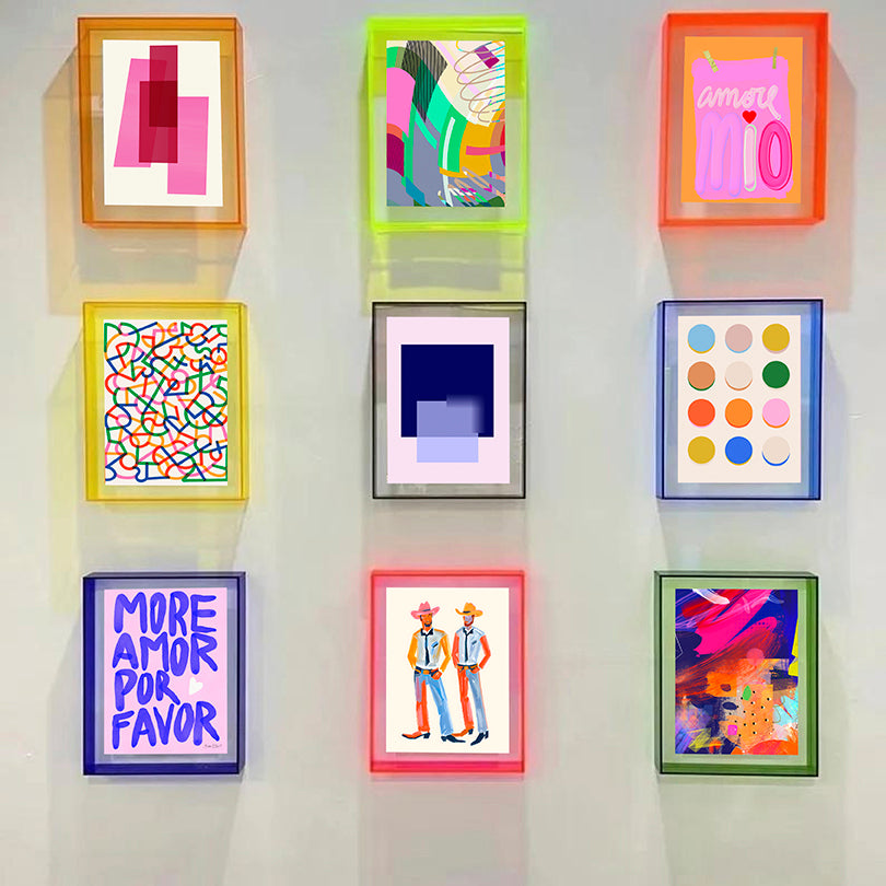 Acrylic Iridescent  Picture frame