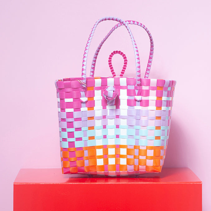 Small recycled plastic basket-Little Fish Co.