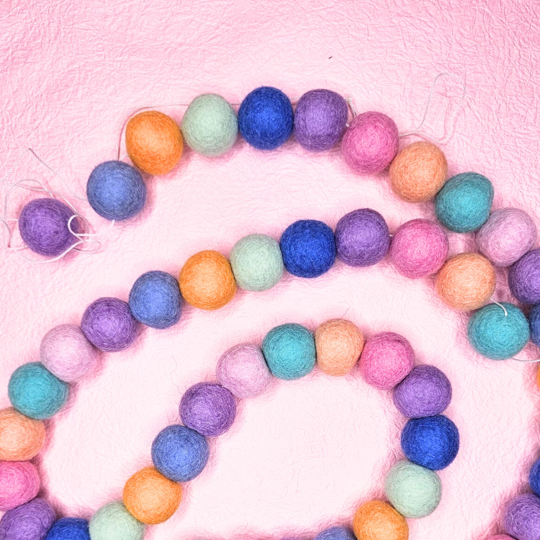 Fizzo Pom Pom Garland-Garlands-Little Fish Co.