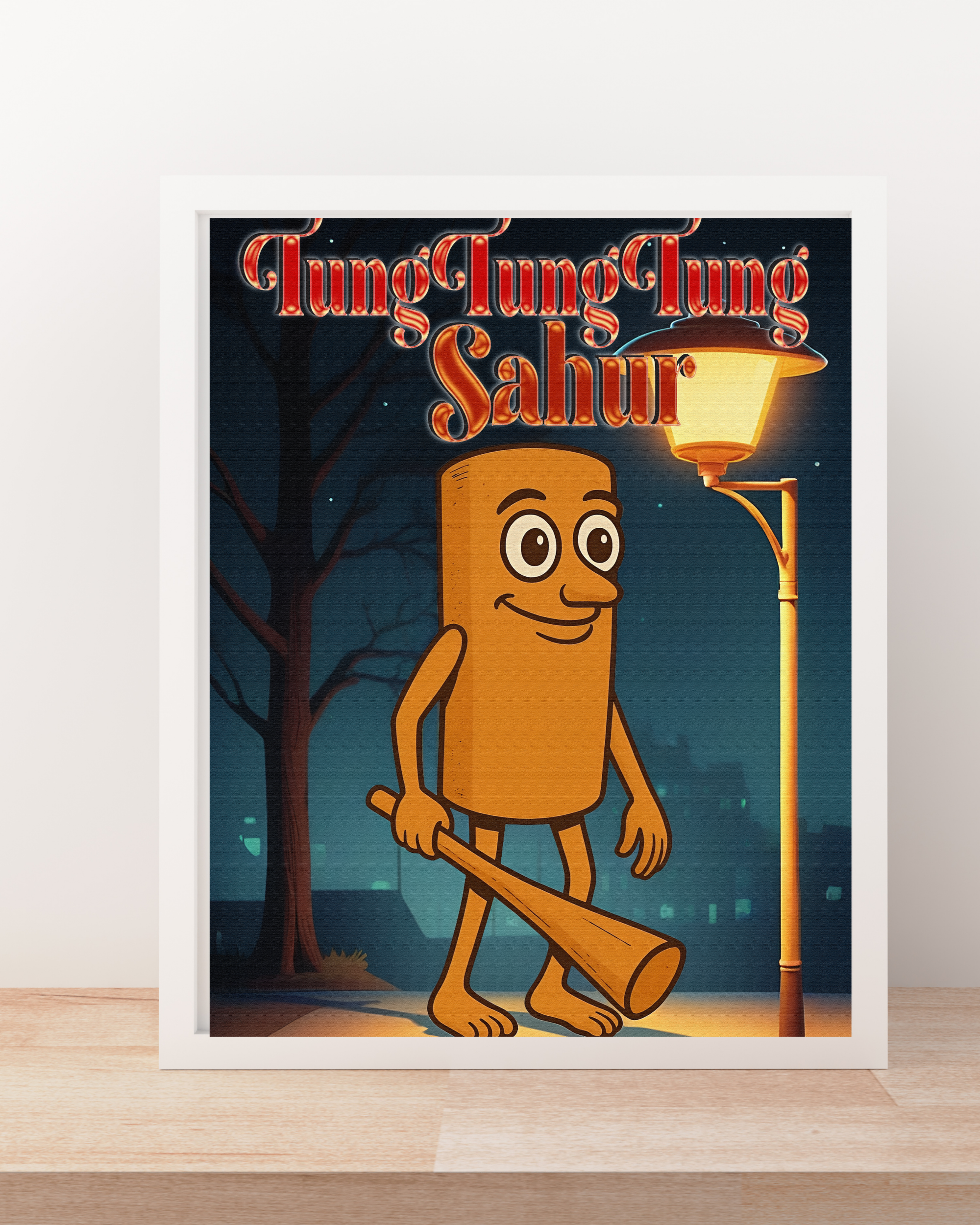 Italian Brain rot - Tung Tung Tung Sahur-Art-Little Fish Co.
