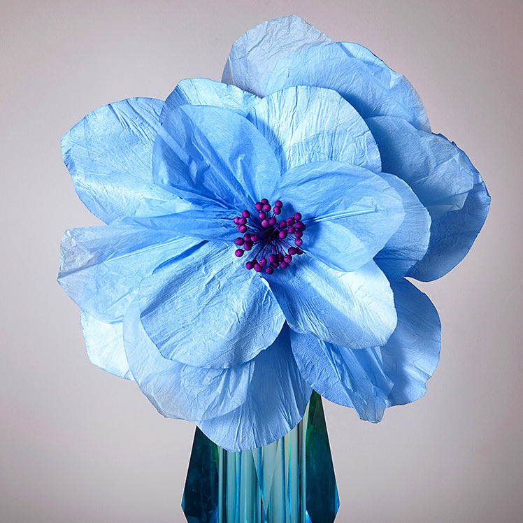 Sakura Paper Flower -blue-Top 30 Decor-Little Fish Co.