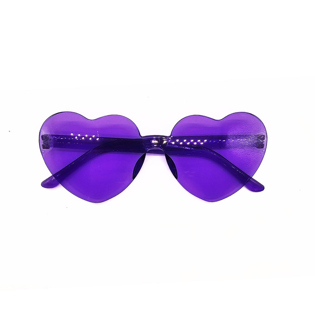 Kids heart fashion glasses Purple-Little Fish Co.
