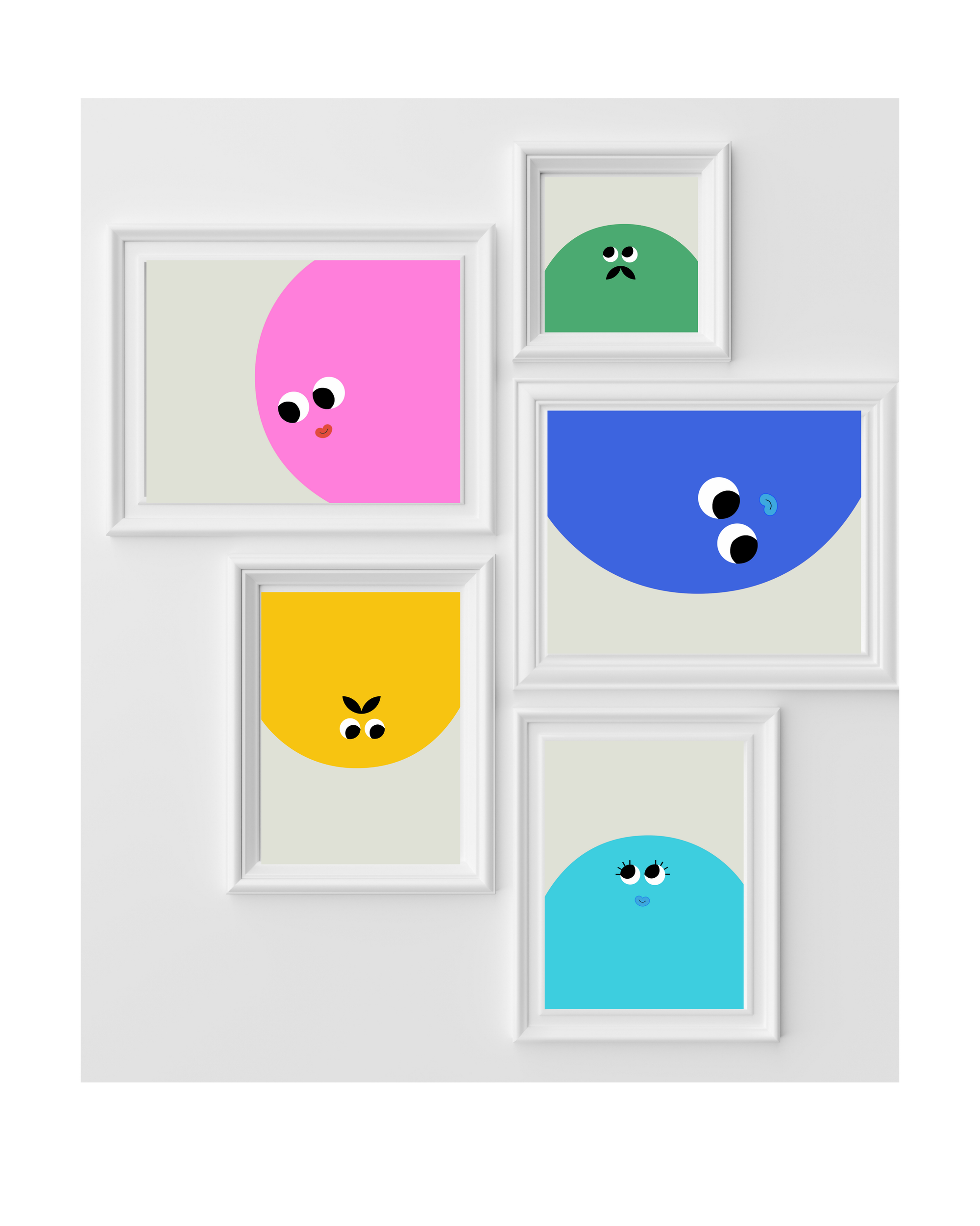 Monsieur - Art print - colors available-Art-Little Fish Co.