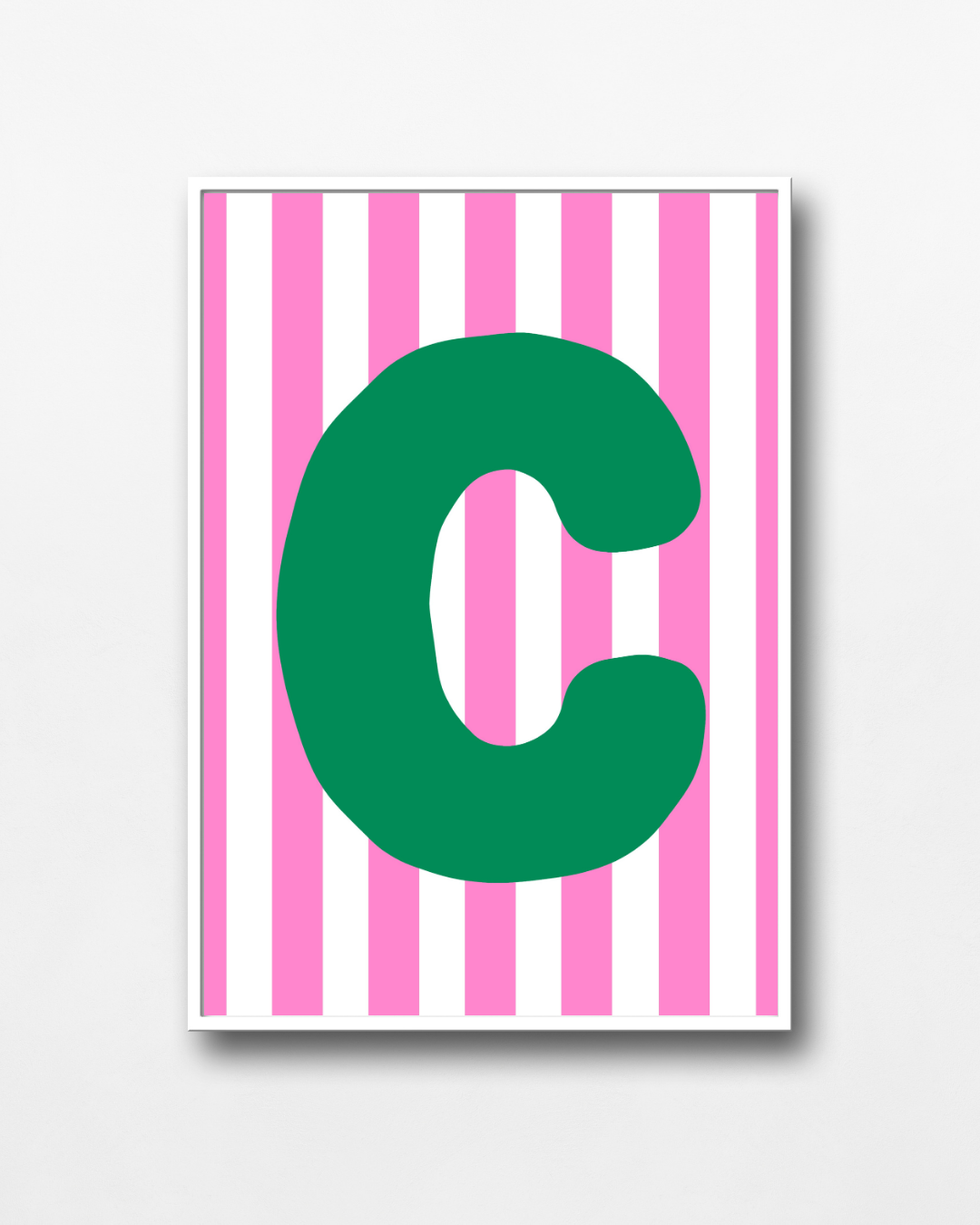 Circus Initial Print Letter C-Top 30 Art-Little Fish Co.
