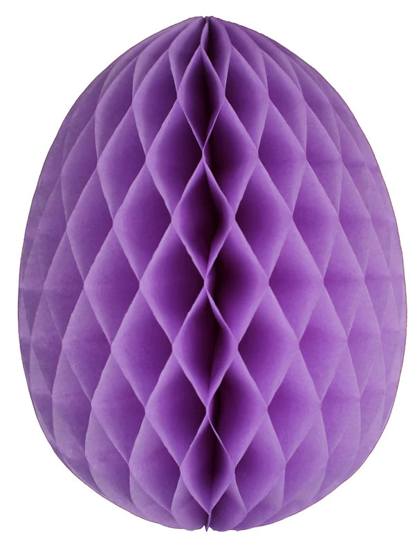 6 Inch honeycomb egg - colours various-Little Fish Co.